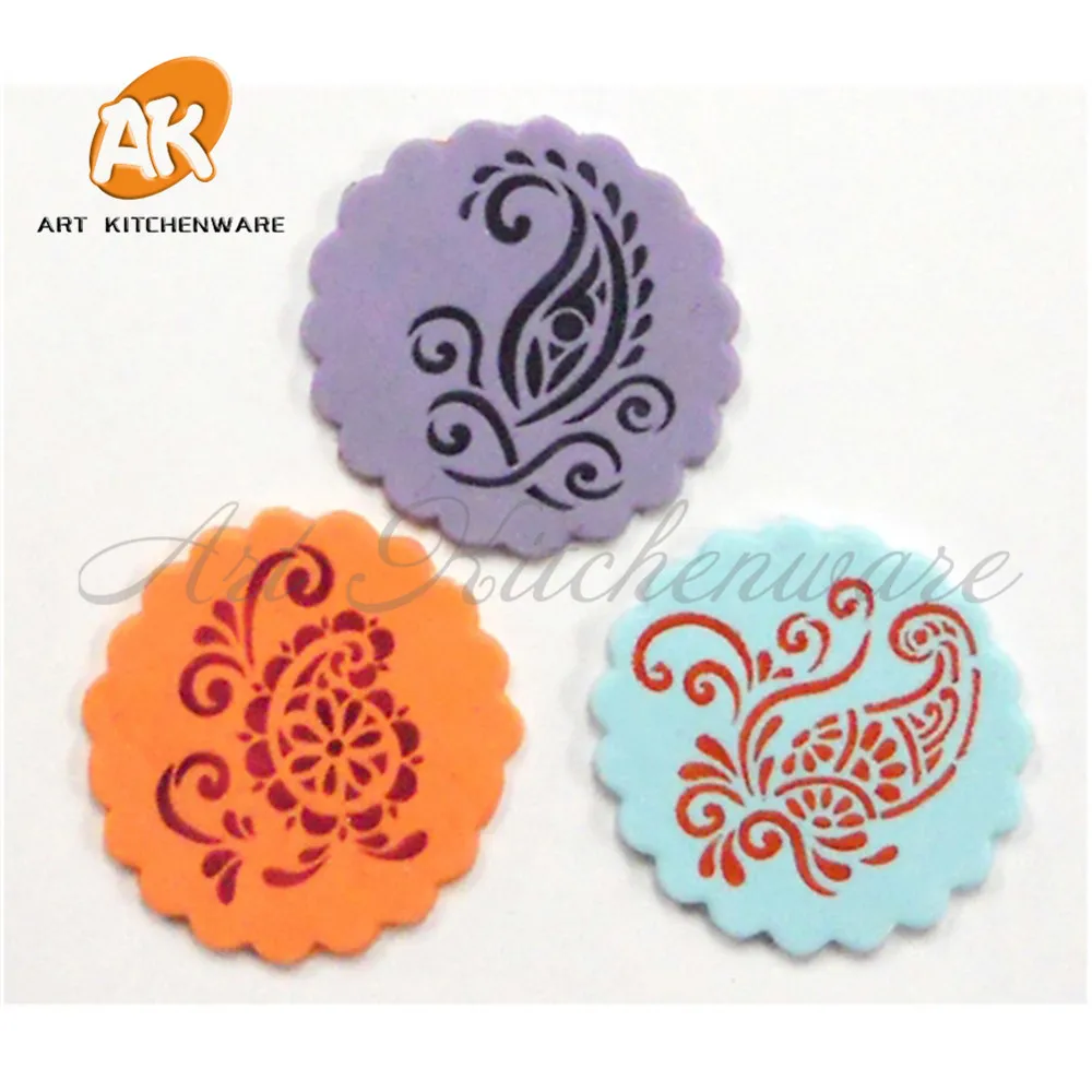 Cake Decorations And Cake Toppers Baking Decorations Silk Paisley