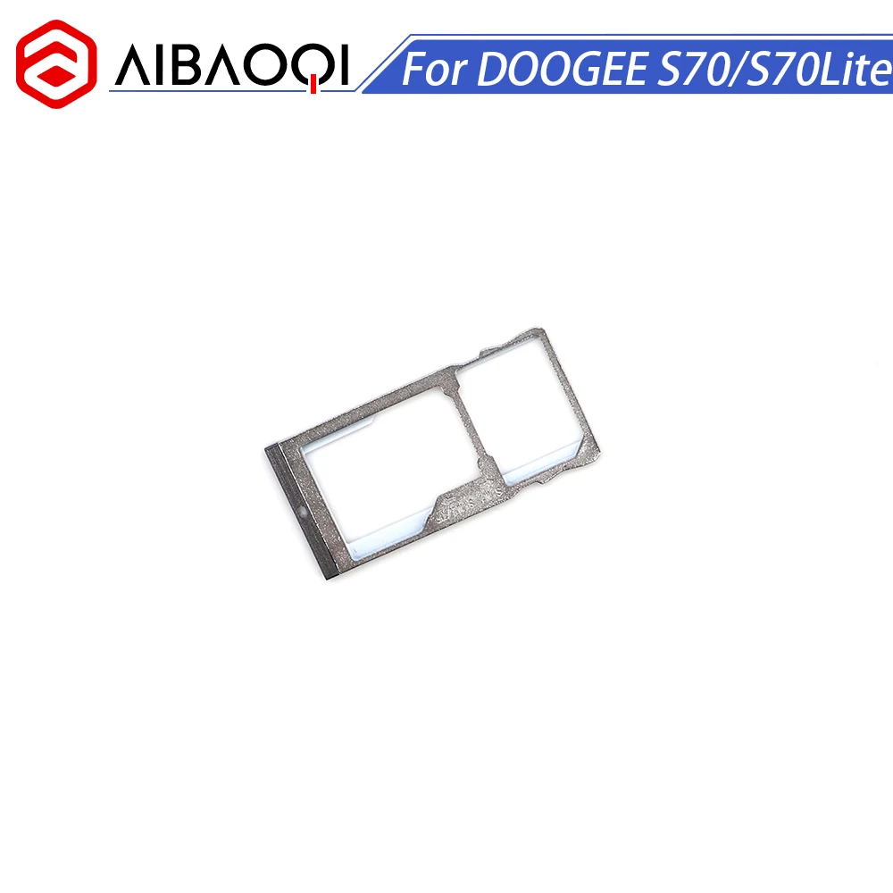 

AiBaoQi New Original Doogee S70 Sim Card Holder 100% Original Sim Card Slot Tray Holder For Doogee S70 Lite Phone