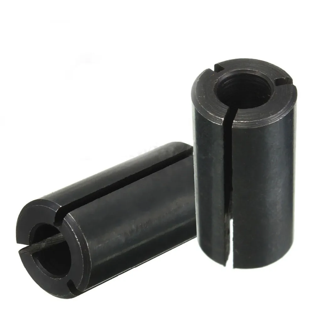 

1PC 1/2" to 1/4" Router Collet Reduction Sleeve Tool Bit - A3 Carbon Steel Black