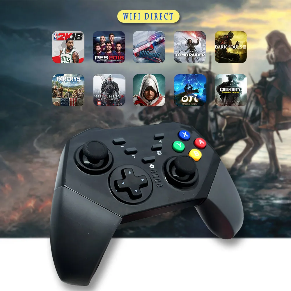 

VIGRAND Bluetooth Wireless Pro Controller Gamepad Joypad Remote for Nintend Switch Console Gamepads Joystick for Computer PC