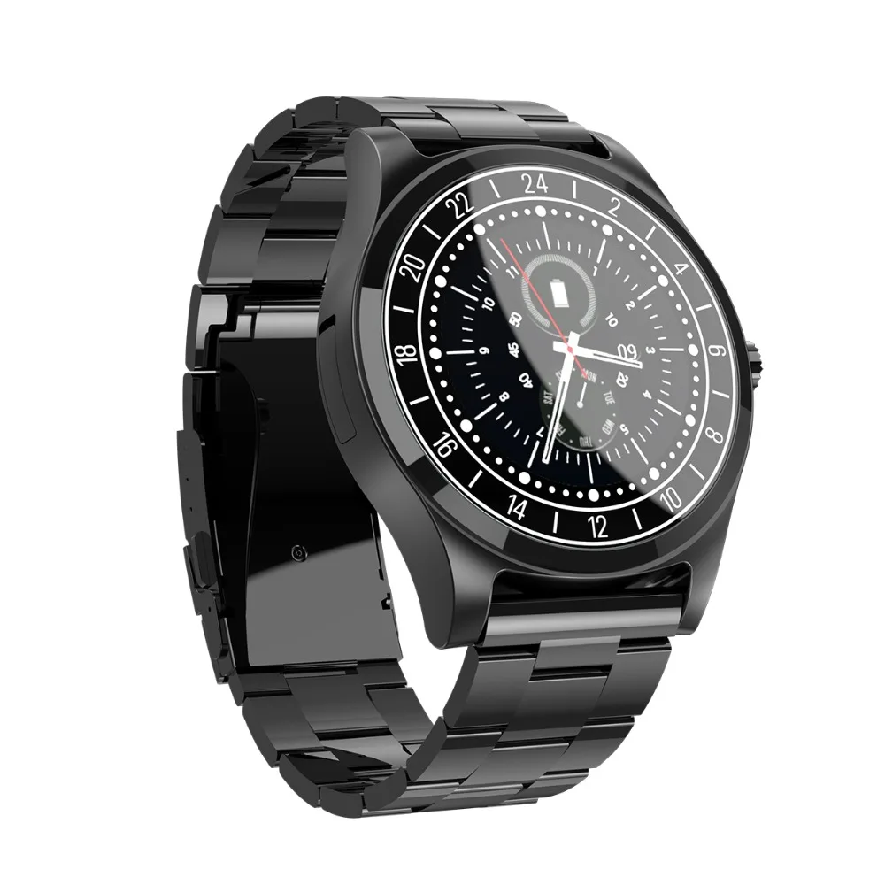 DT19 Bluetooth Smart Watch Men Metal Wristwatch Dial Call Heart Rate Blood pressure sport Fitness tracker SmartWatches PK Z40