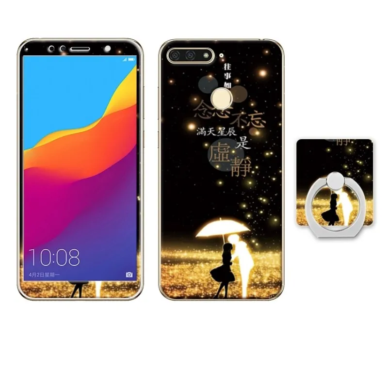 Huawei Y6 2018 honor 7A pro enjoy 8e case cover glass screen protector (17)
