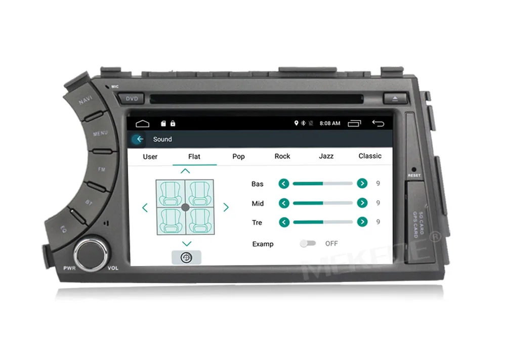 Flash Deal free shipping 1024X600 Quad Core 4 Android 7.1 2G RAM Car DVD For Ssang Yong SsangYong Kyron Actyon 2005-2013 GPS Radio Stereo 10