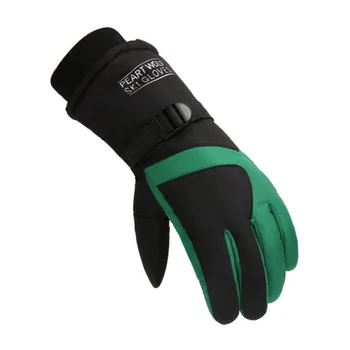 

Full Fingers Winter Warm Snowboard Ski Gloves Unisex Windproof Doodle Printed Waterproof Thicken Motorcycle Riding Gloves New