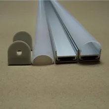 YANGMIN 2 м/шт. 100 м/лот Профиль СВЕТОДИОДНЫЙ Алюминиевый экструзионный для напольной светодиодной ленты Алюминиевый напольный профиль