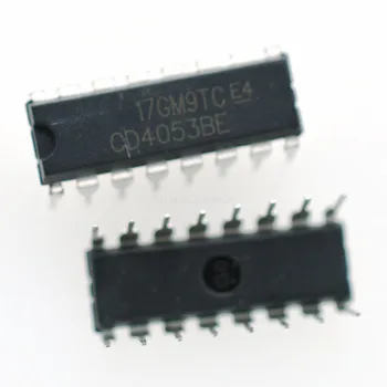 

10PCS/Lot CD4053 CD4053BE HEF4053 cd4053be 4053 DIP-16 Analog Switch IC