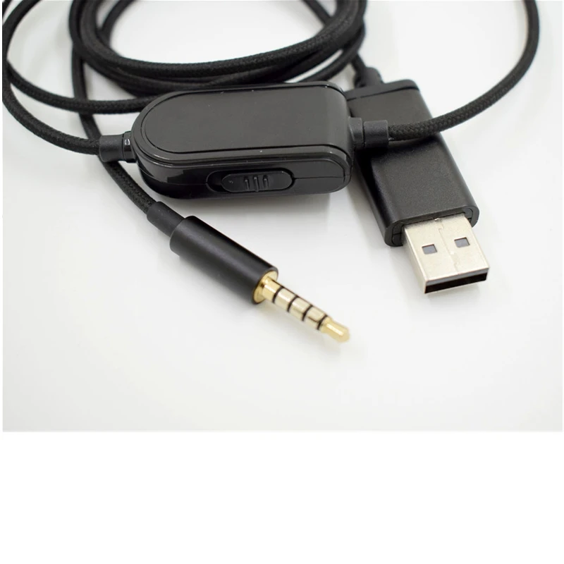 Аудио кабель Виртуальный 7 1 объемный звук Игровая USB карта для наушников logitech Astro