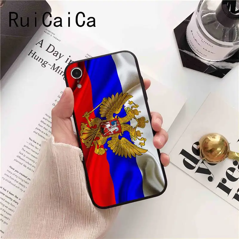 Russian flag national emblem