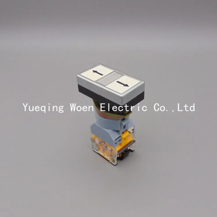 

220V 1NO 1NC A rectangle With lamp button arrow push button switches momentary button momentary pushbutton switch button switch