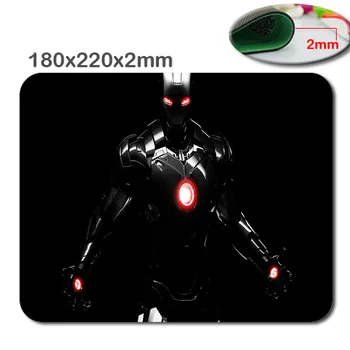 

wholesale Custom Ironman Water Rectangle 3D printing gaming rubber durable notebook mouse pad in the office and home use
