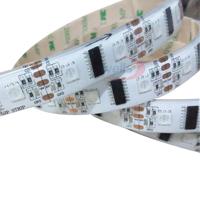 Led оптом 1 м/5 м 32/48/52/60 светодиодов/м Пиксели LPD8806 IC мечта Цвет SMD 5050 Светодиодные ленты IP20 IP67 Индивидуальный Адресный DC5V