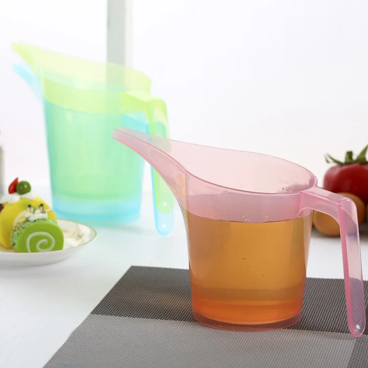 

1PC New Clear Plastic Digital Long Mouth Measuring Cup Scale Measure Glass Kitchen Kitchenware Tools For Cooking J0730