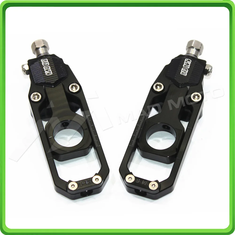 Motorcycle Chain Tensioner Adjuster fit for HONDA CBR 600 RR CBR600RR 2005 2006 Black (3)