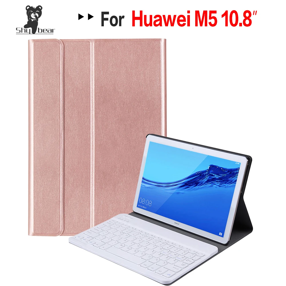 

Accessory Cover Case for Huawei MediaPad M5 10.8" CRM-AL09 CRM-W09 Quality with Removable Detachable Bluetooth Keyboard