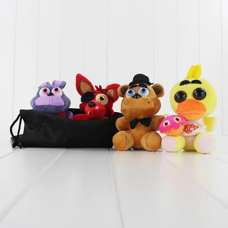 Five Nights At Freddy's пять ночей у Фредди для 4 с рисунком персонажей из игры в 15 см