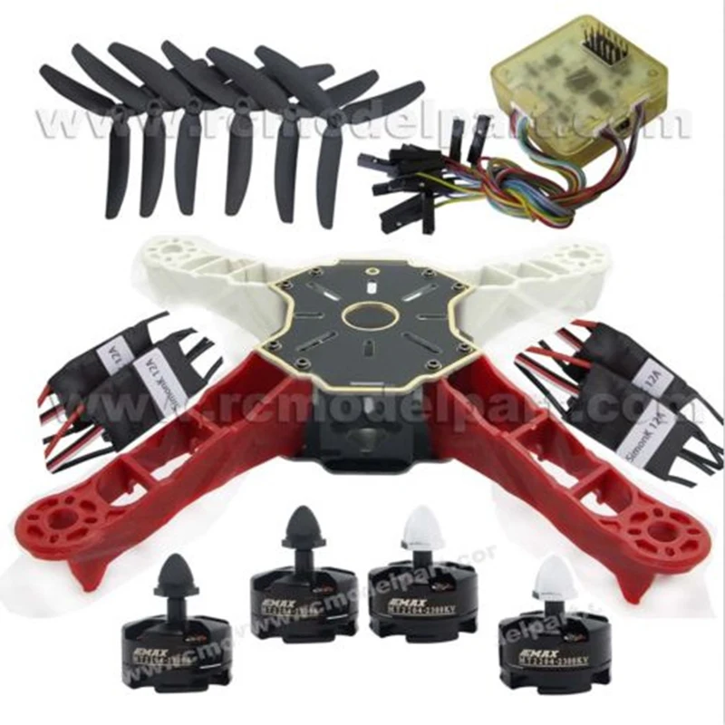 Totem Q250 DIY Quadcopter Kit & Emax MT2204 BL Motor & SimonK 12A ESC & CC3D FC