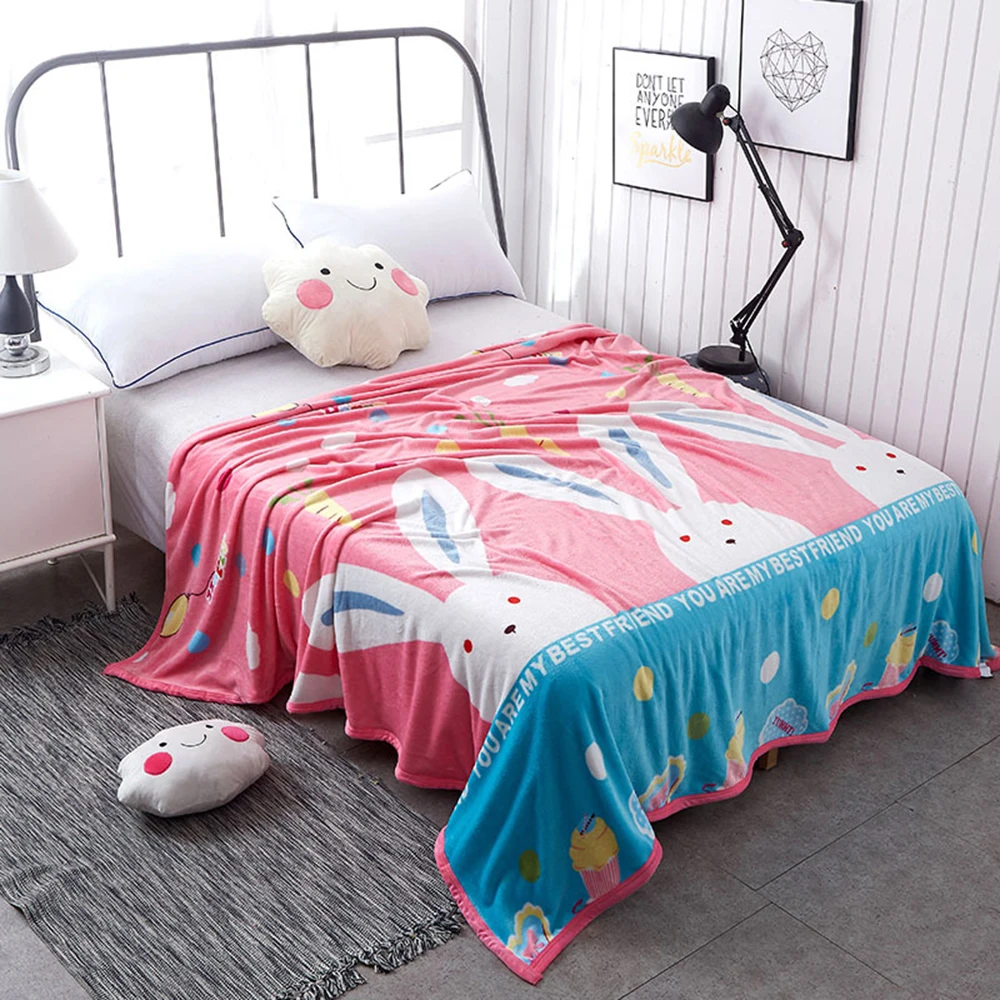 

Knitted Blanket Large Size coral fleece Anti-pilling Spring Autumn Winter flannel For Home Travel Towel Blanket For Adult2018New