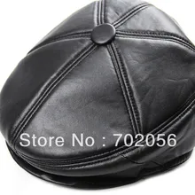 Новая Натуральная Овечья Кожа Козырьки шариковая Кепка s повседневная Шапка Кепка 12 шт./партия#3113