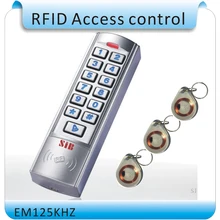 Новейшая Рабочая частота 125 кГц RFID EM карта система контроля доступа, светящаяся цифровая клавиатура+ 10 карт