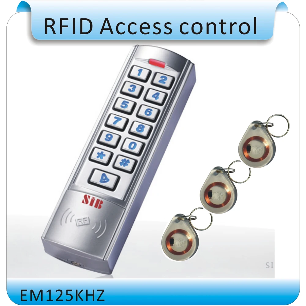 2015 newest working frequency of 125 KHZ RFID EM card access control system, luminous digital keyboard+10 pcs cards 2015 newest working frequency of 125 KHZ RFID EM card access control system, luminous digital keyboard+10 pcs cards
