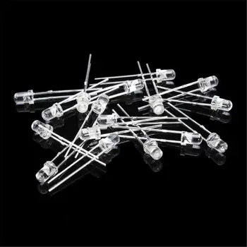 

500Pcs New Arrival 3MM LED Diode Kit Mixed Color Red Green Yellow Blue White Electronic Components Mixed Set Diodes