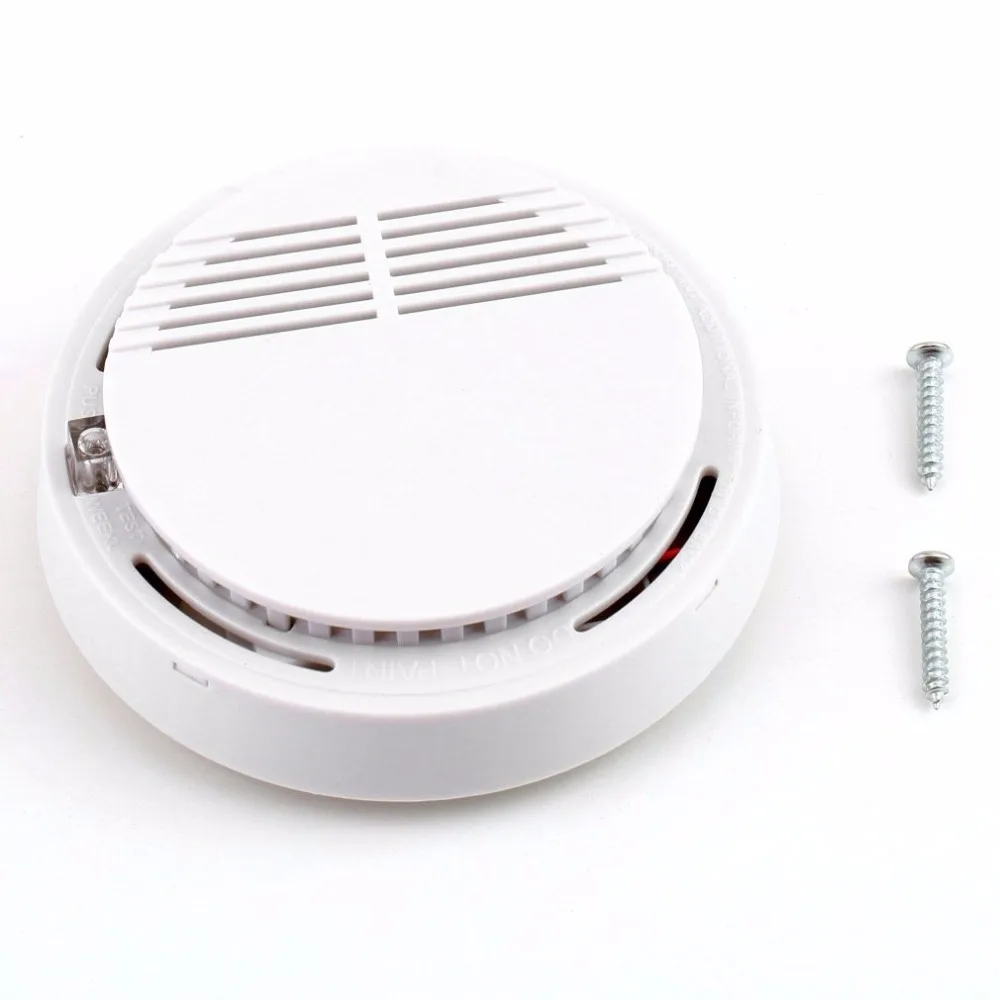 85dB Fire Smoke Photoelectric Sensor Detector Monitor Cordless smoke Alarm Tester Fire Protection for Home office Security 