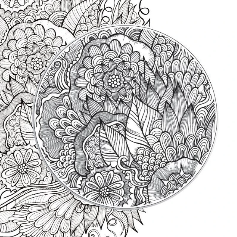 Aliexpress Buy Wonderland Exploration Book Coloring Books For Adult Kids Painting Antistress Mandala Secret Garden Drawing 185185cm 24Pages From