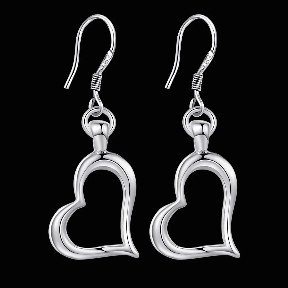 Серьги капли для женщин 2019 новинка сердце кулон серьги Рождественский подарок