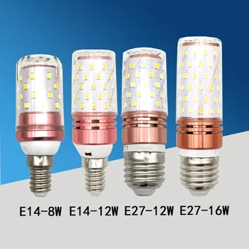 

Bright tricolor led bulb Corn Energy Saving Lamp E27 E14 Screw 12W 16W Household warm White Light color changing light bulb
