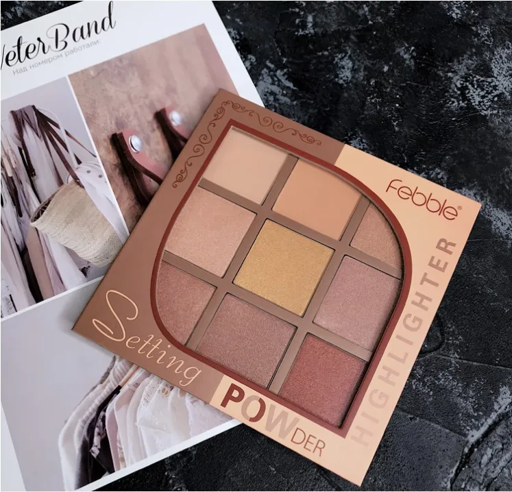 Палитра теней Shimmer светящийся блеск палитра для век хайлайтер Bronzer Contour Face