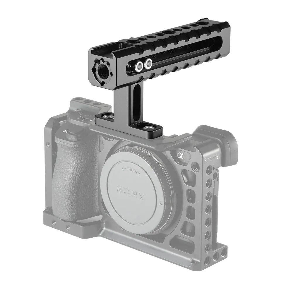  SmallRig Universal Camera Top Handle with Mounting Points Shoe Mounts for Video Camera Cages LED Li - 32852596723