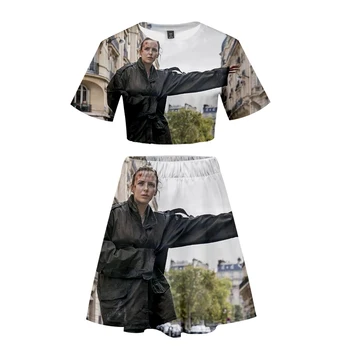 

FADUNTOMMY Killing Eve 3D Style Trend Set two-Piece Women's Fashion Summer New Women's Fashion Casual Cool Summer Fashion Suit