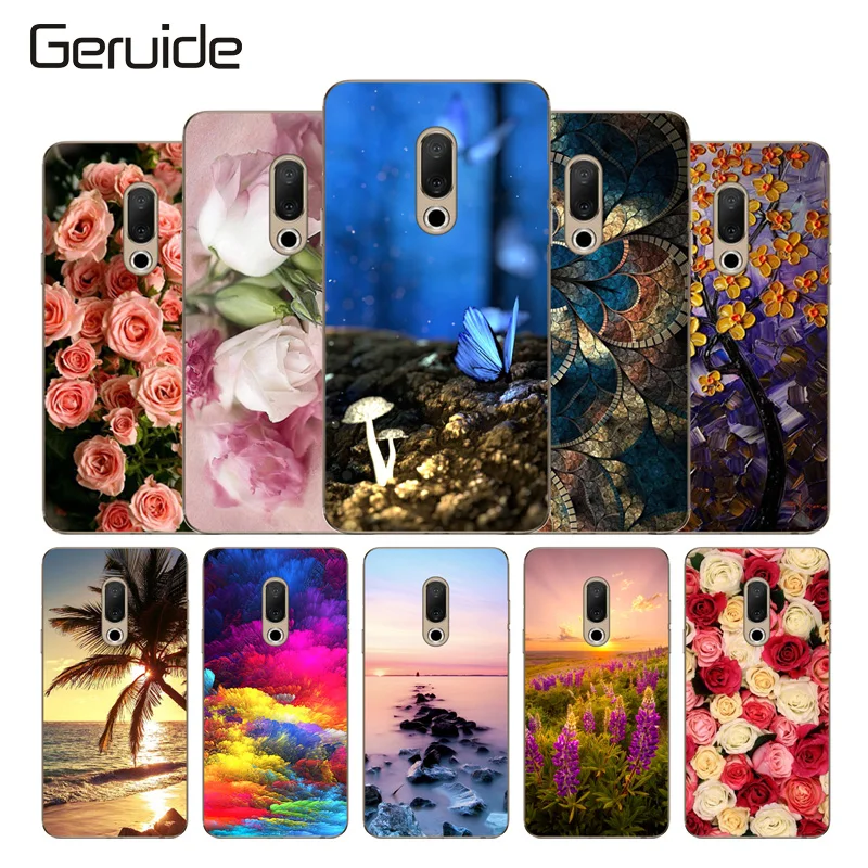 

Geruide TPU Cover for Meizu 15 Case Full Protection Soft Silicone Phone Cases For Meizu 15 Lite 3D Fundas for meizu 15 15lite