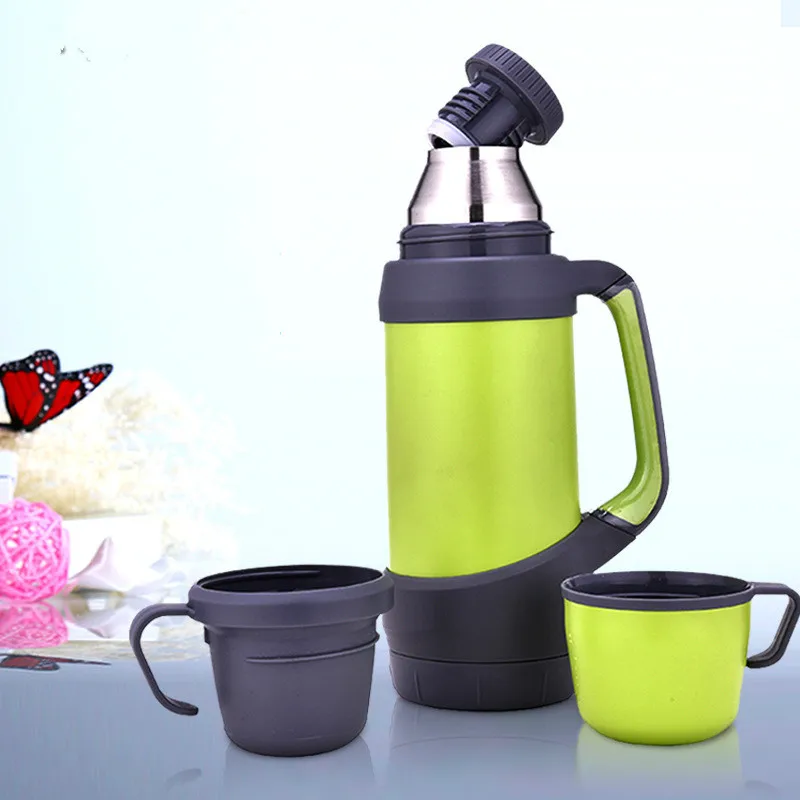 High Capacity 304 Stainless Steel Bottle Thermos Outdoor Kettle