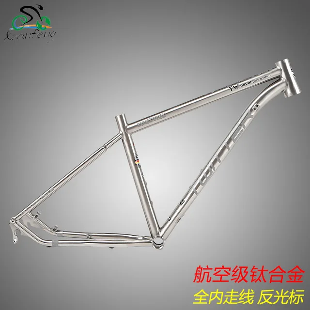 

Twitter Werner Mountain Bike Titanium Alloy Frame 26er 27.5er MTB Bicycle 15.5" 16.5" 17" inch Frame Cycling Parts hot selling