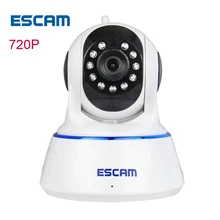 ESCAM QF002 HD 720P IP wireless wifi Camera Night Vision Network p2p ip cam wi-fi home CCTV security Camera Ip Cameras