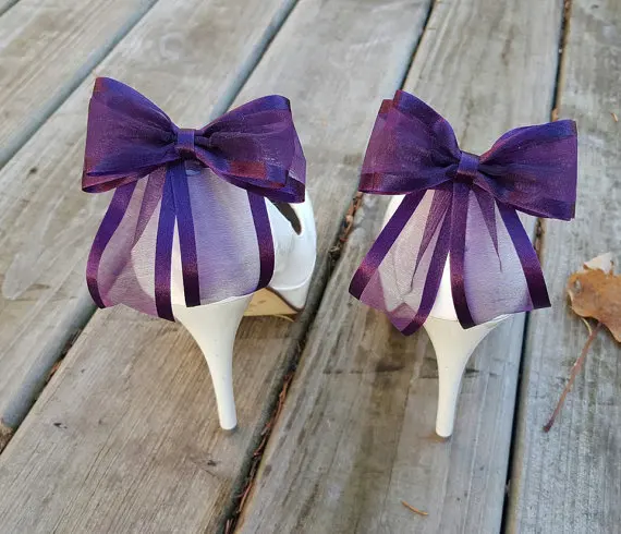 chaussure prune mariage