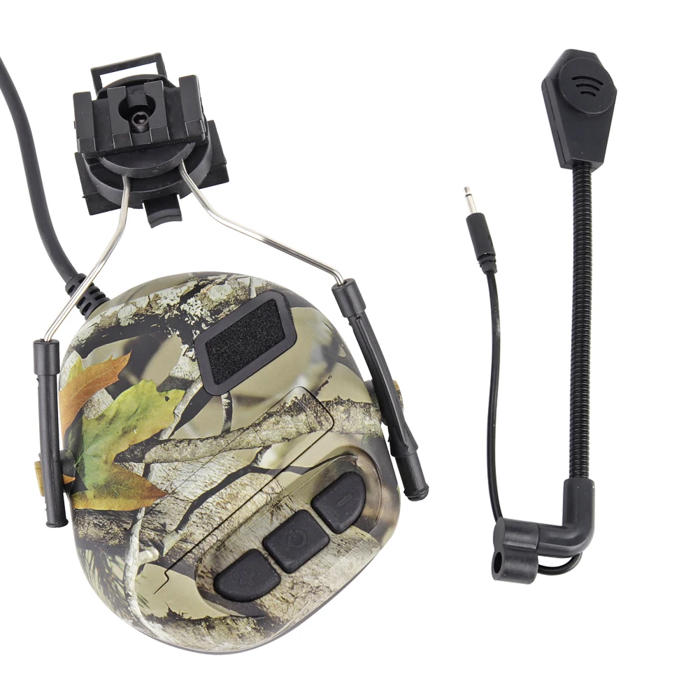 Redução de Ruído Fone de Ouvido Tático para Capacete Militar com Arc Fone de Ouvido da Aviação Rápido Capacete Rail Adapter Caça Comtac da Aviação 10 com ARC Capacete Rail Adapter Caça Comtac Fone De Ouvido Da Aviação