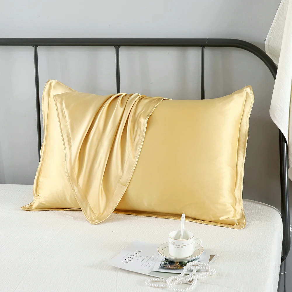 19momme Silk Pillowcase 100 Pure Mulberry Silk Double face Silk Pillow