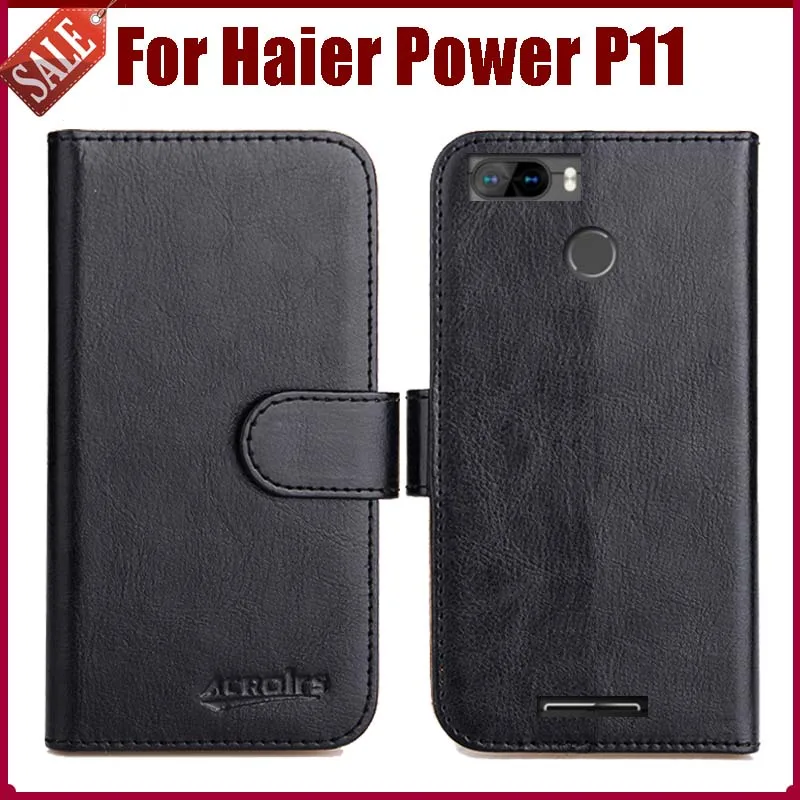 

Hot Sale! Haier Power P11 Case New Arrival 6 Colors High Quality Flip Leather Protective Cover For Haier Power P11 Case