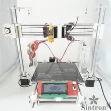 [SINTRON] Высокая точность DIY 3d принтер Полный комплект для Reprap Prusa i3, MK3 heatкровать, lcd 2004, MK8 экструдер