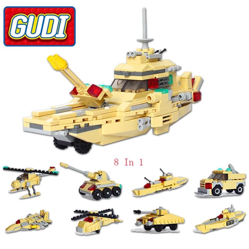 Игрушечные строительные блоки GUDI совместимые с G8004 359 шт.|Наборы для сборки
