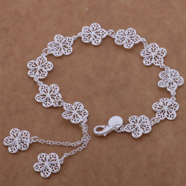 

AH121 Hot 925 sterling silver bracelet, 925 sterling silver fashion jewelry All five which /allajcsa aznajqua