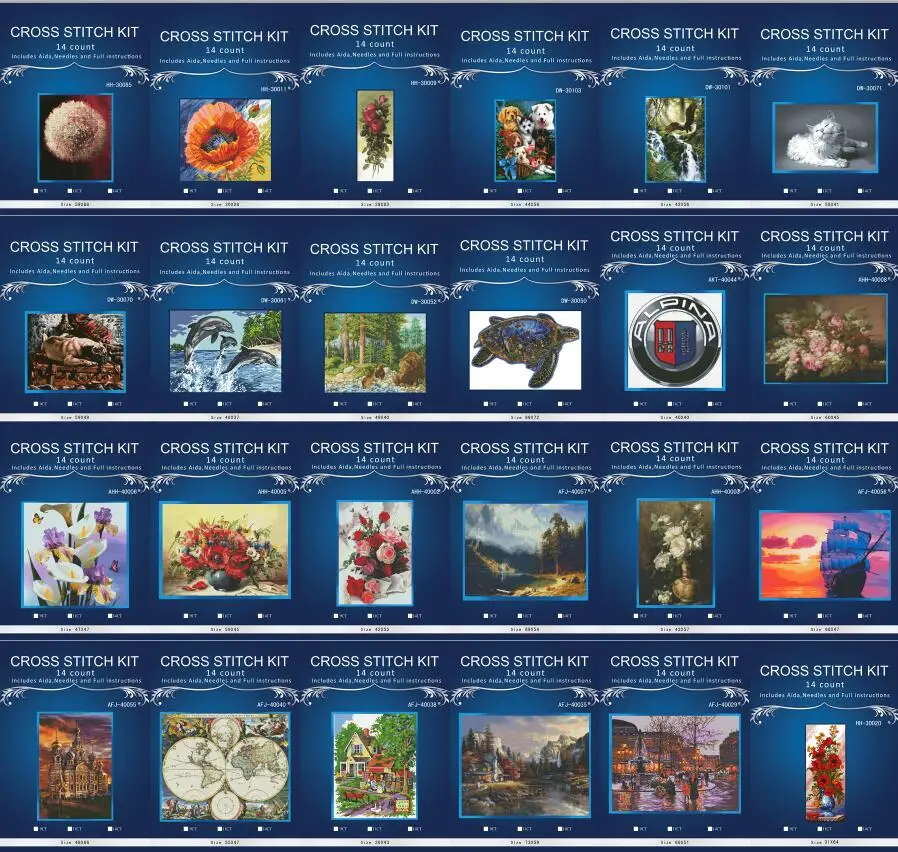 

Fruit Cross Stitch Kits Crafts Grapes Lemon Peaches 14CT Embroidered Handmade Art DMC Oil Painting Set Wall Home Decor 4