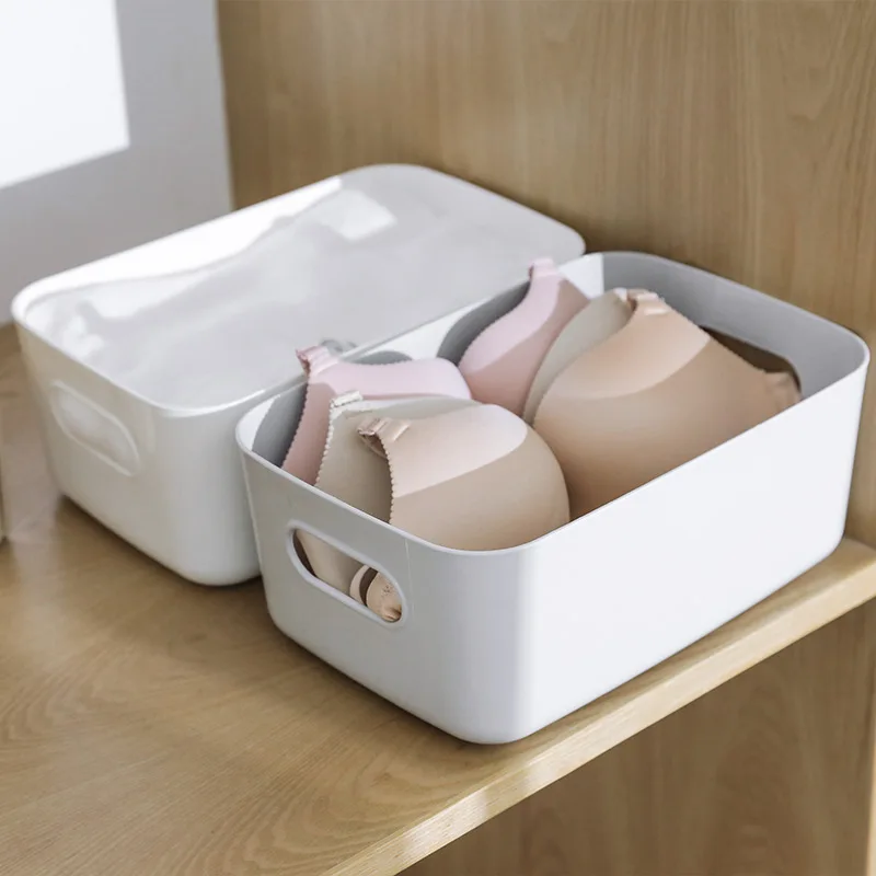 

Plastic Basket Bathroom Toilet Cosmetics Basket Kitchen Desktop Sundry Snack Box Storage