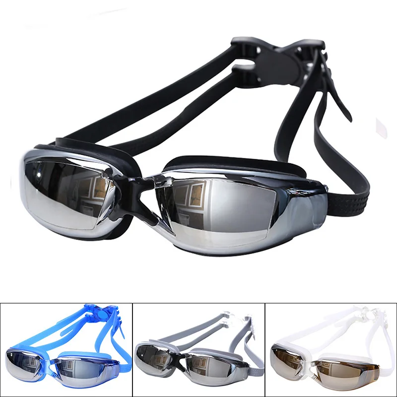Для мужчин Для женщин, защита от ультрафиолета, УФ-защита, Плавание ming очки Профессиональный Гальванизируйте Водонепроницаемый Плавание очки для ношения на улице