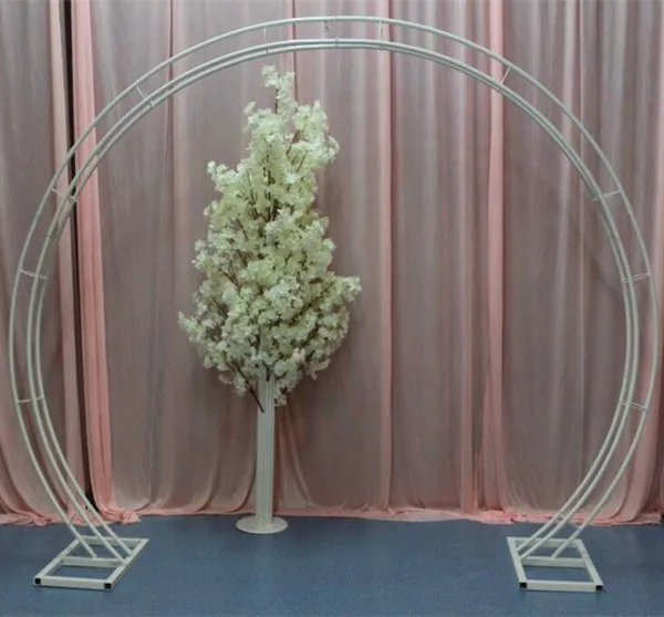 

wedding arch stands for flower frame Bridal arch frame background decoration cherry blossom arch round flower door frame wedding