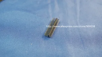 

10pcs 2x20 P 40 pin 1.27mm Pitch Pin Header male dual row Male straight gold flash Rohs Reach double rows pitch 1.27