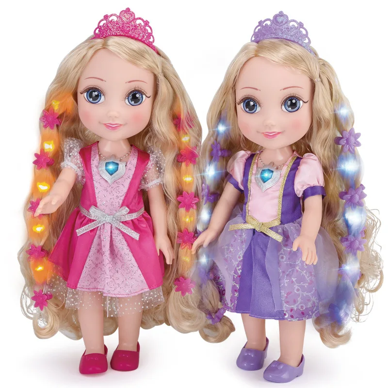 

Girls Birthday Gift Beauty Girls Vinyl Dolls Lighting Musical Snow Princess Smart Doll Chinese Story Telling Poetry