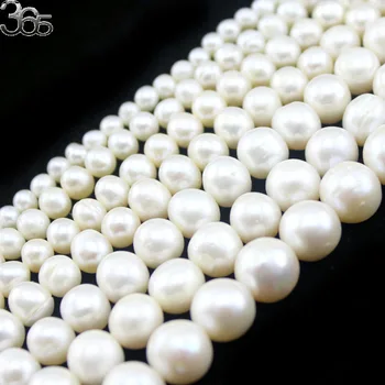 Free Shipping High Grade 4mm 6mm 8mm 9mm 10mm 11mm 12mm Natural Round White Freshwater Pearl Beads Strand 15 huge pair of 11mm natural tahitian genuine black perfect round pearl earring